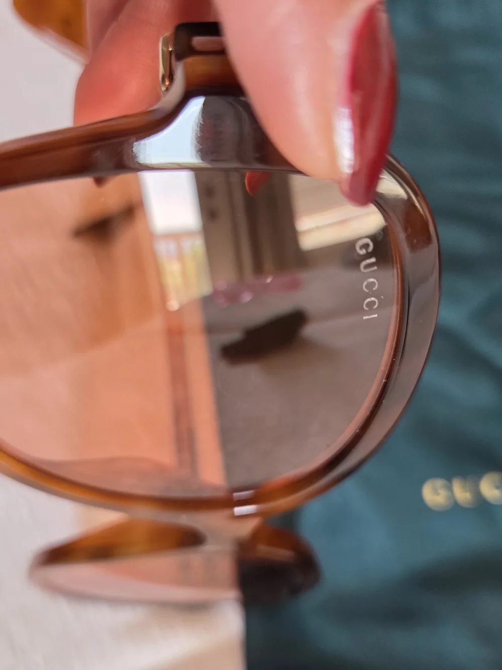 Gucci Women’s Oversized Brown Gradient Sunglasses
